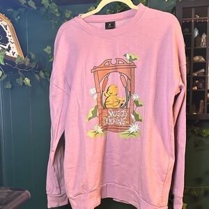 Disney Pink Snuggly Duckling Sweater tangeled